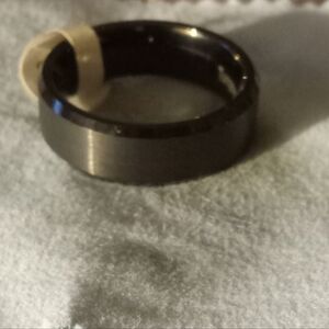 Sleek Black Ring